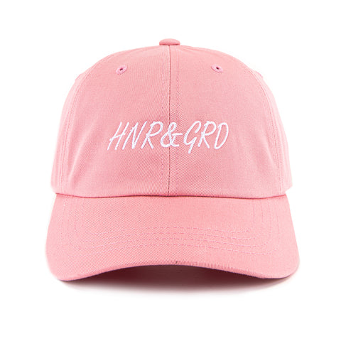 Hnr&Grd Dad Hat - Pink / White