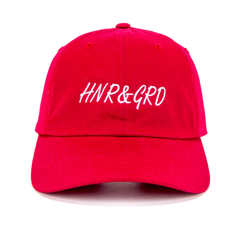 Hnr&Grd Dad Hat - Red / White