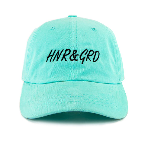 Hnr&Grd Dad Hat - Tiff Blue / Black